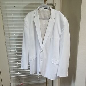 Madison Modern Fit White Blazer Size 52 R